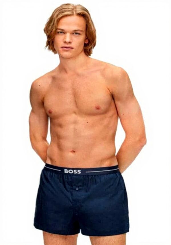 Boxer Boss NOS Uomo, Comodi e Morbidi, Pacco da 2