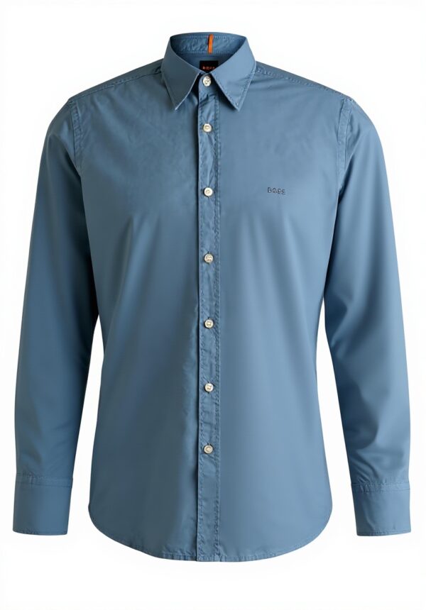 Camicia sportiva Hugo Boss uomo elegante polsini squadrati