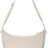 Borsa a mezzaluna Larkson tracolla unisex design trapuntato-4