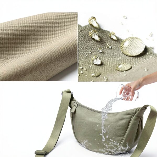 Borsa Mezzaluna Yuson Girl Nylon Tracolla Regolabile Unisex-6