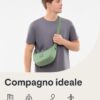Borsa a tracolla Johnny Urban Unisex RPET impermeabile-7