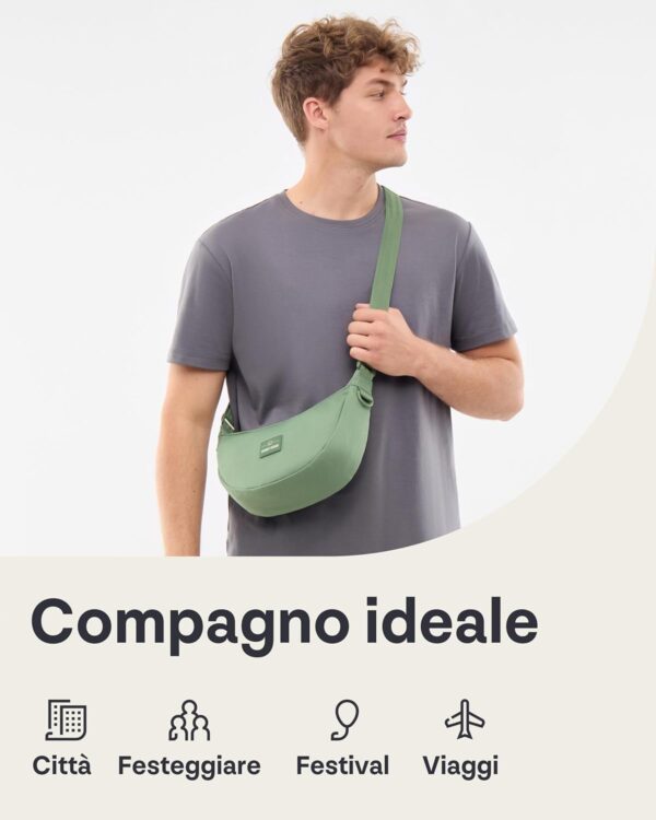 Borsa a tracolla Johnny Urban Unisex RPET impermeabile-7