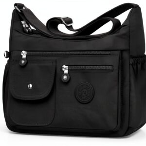 Borsa Tracolla Donna BTNEEU Nylon Leggera 11 Tasche Colori-0