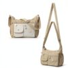 Borsa tracolla donna BTNEEU nylon multi tasche leggera-6