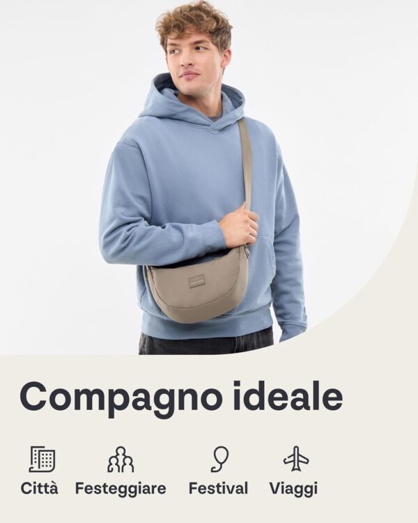 Borsa a tracolla Johnny Urban Ally RPET impermeabile unisex-7