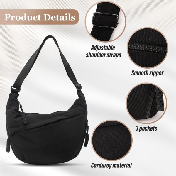 Borsa a tracolla donna viiotu velluto organizzazione-1