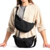 Borsa Mezzaluna Yuson Girl Nylon Donna Tracolla Regolabile-6