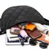 Svpfuo borsa a tracolla donna nylon regolabile capiente-5