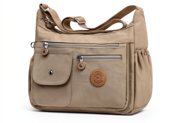 Borsa tracolla donna BTNEEU nylon multi tasche leggera-0