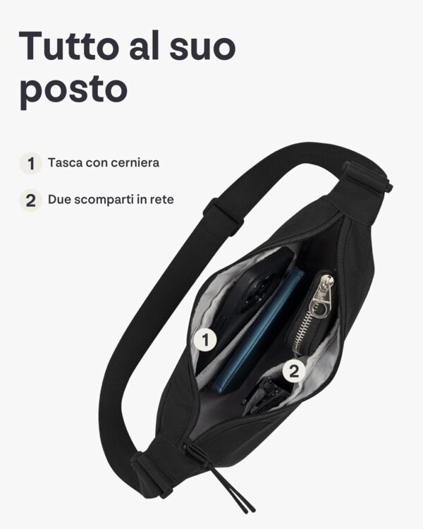 Borsa a tracolla Johnny Urban Ally Unisex RPET impermeabile-6