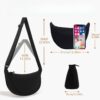 Flycppo borsa a tracolla donna nylon mezzaluna regolabile-4