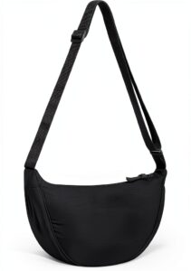 Borsa Mezzaluna Yuson Girl Nylon Donna Tracolla Regolabile-0