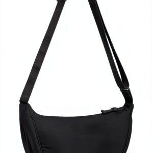 Borsa Mezzaluna Yuson Girl Nylon Donna Tracolla Regolabile-0