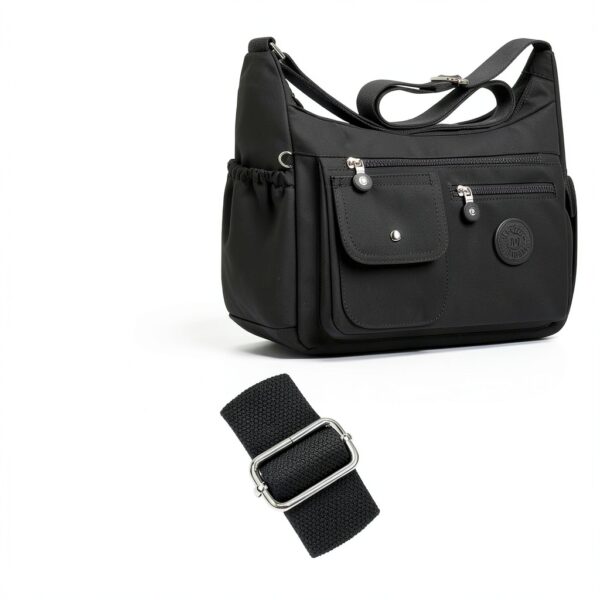 Borsa Tracolla Donna BTNEEU Nylon Leggera 11 Tasche Colori-4