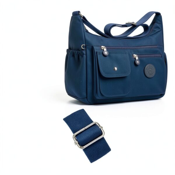 Borsa tracolla donna BTNEEU nylon leggera 11 tasche-4