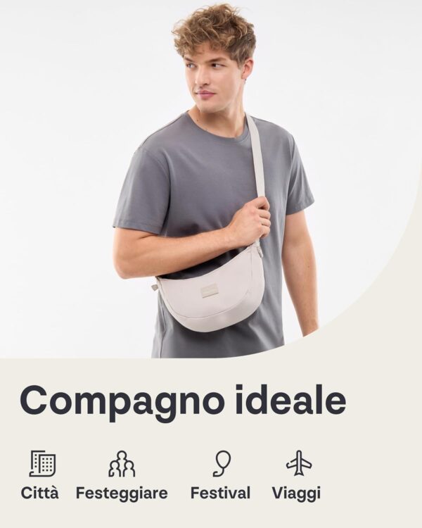 Borsa a tracolla Johnny Urban Ally sostenibile impermeabile-7