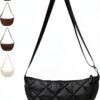 Borsa a mezzaluna GoPaw nylon tracolla regolabile donna-0
