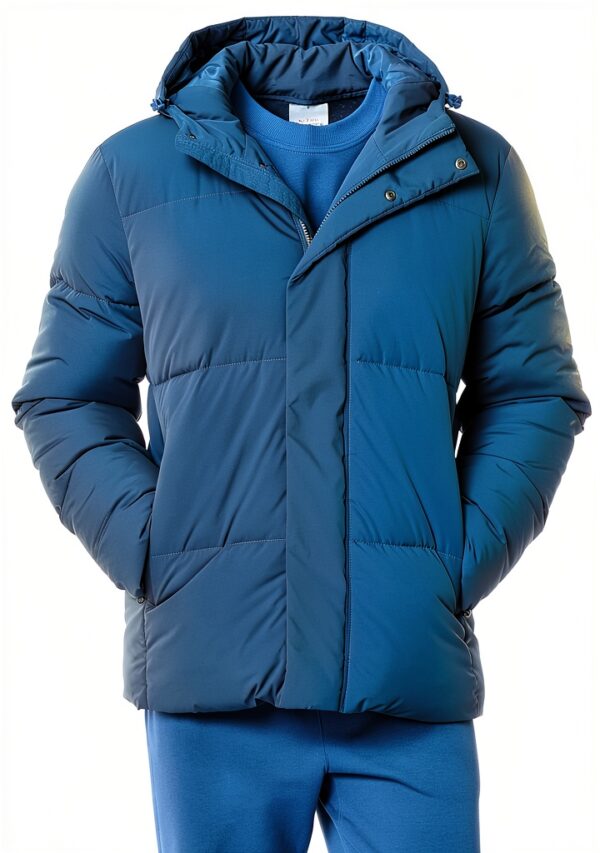 Amazon Essentials Piumino Uomo Media Lunghezza Cappuccio