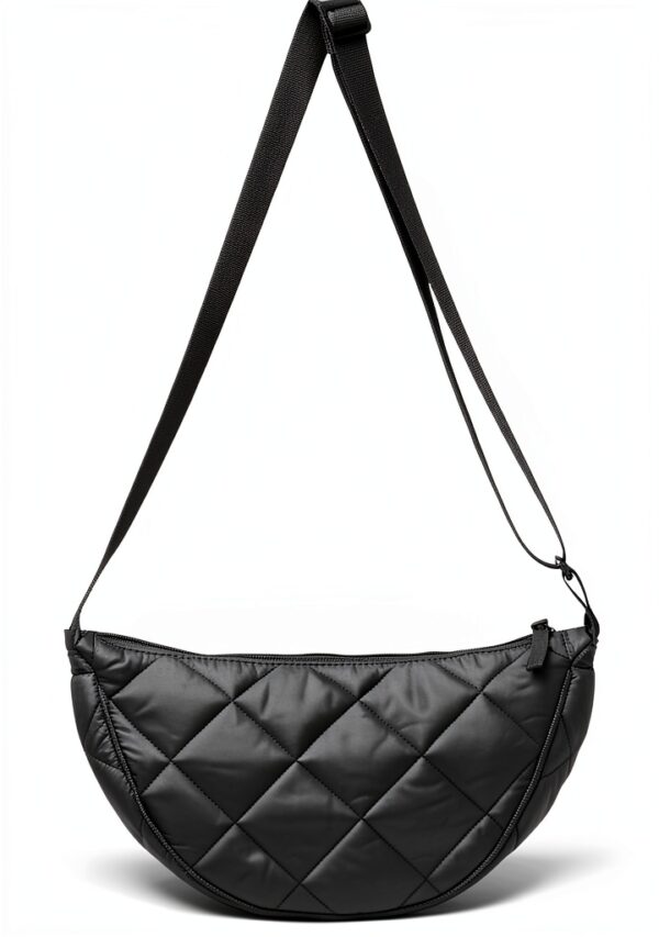 Borsa a tracolla donna HSTWODE nylon mezzaluna regolabile