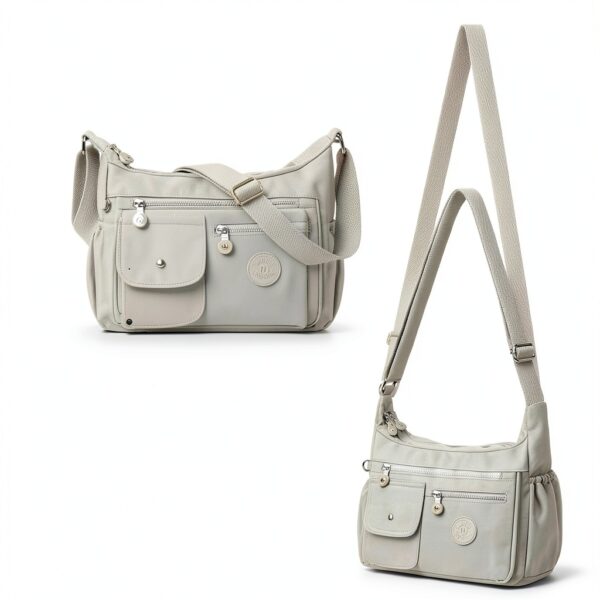 Borsa tracolla donna BTNEEU nylon multi tasche leggera-6