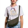 Borsa a mezzaluna GoPaw nylon tracolla regolabile donna-3