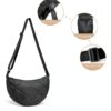 Borsa a mezzaluna GoPaw nylon tracolla regolabile donna-2