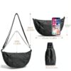 Borsa a mezzaluna GoPaw nylon tracolla regolabile donna-1
