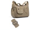 Borsa tracolla donna BTNEEU nylon multi tasche leggera-4