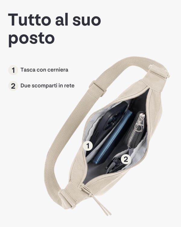 Borsa a tracolla Johnny Urban Ally sostenibile impermeabile-6