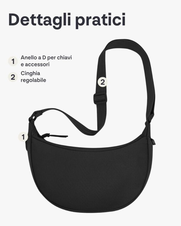 Borsa a tracolla Johnny Urban Ally Unisex RPET impermeabile-5