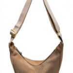 Borsa a spalla donna DKIIL NOIYB tessuto coste design-0