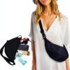 Borsa a mezzaluna BIKPRST nylon tracolla regolabile donna-1