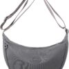 Borsa a tracolla Kommodum donna nylon design mezzaluna-1