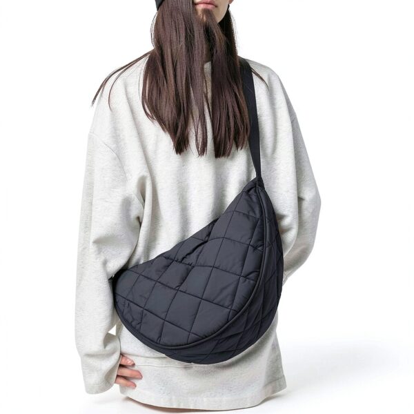 Svpfuo borsa a tracolla donna nylon regolabile capiente-6