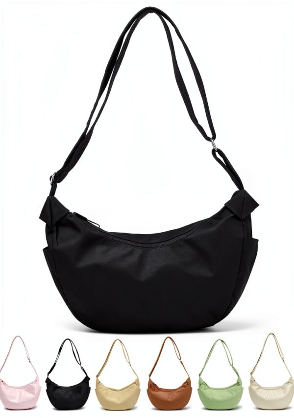 Borsa a tracolla Kommodum donna nylon ampio spazio colori-4