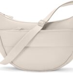 Borsa a mezzaluna Larkson tracolla unisex design trapuntato-0