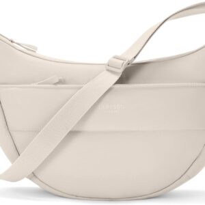 Borsa a mezzaluna Larkson tracolla unisex design trapuntato-0