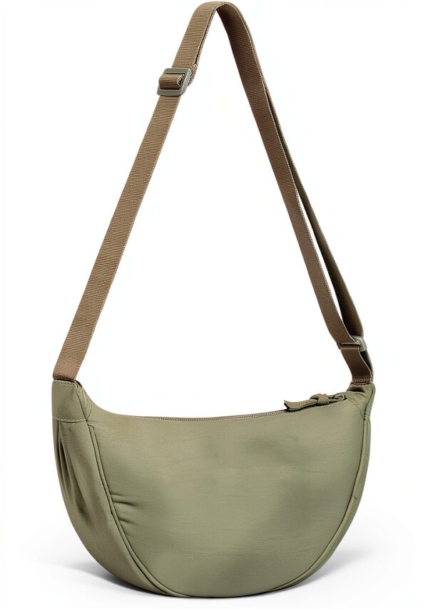 Borsa Mezzaluna Yuson Girl Nylon Tracolla Regolabile Unisex-0