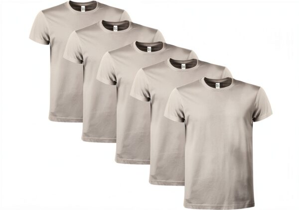 Fashwork T-Shirt Uomo Cotone Slim Sport Palestra Quotidiano
