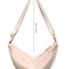 Marsupio MOAZIFI donna impermeabile cotone design mezzaluna-3