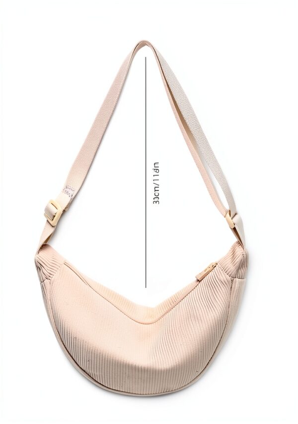 Marsupio MOAZIFI donna impermeabile cotone design mezzaluna-3