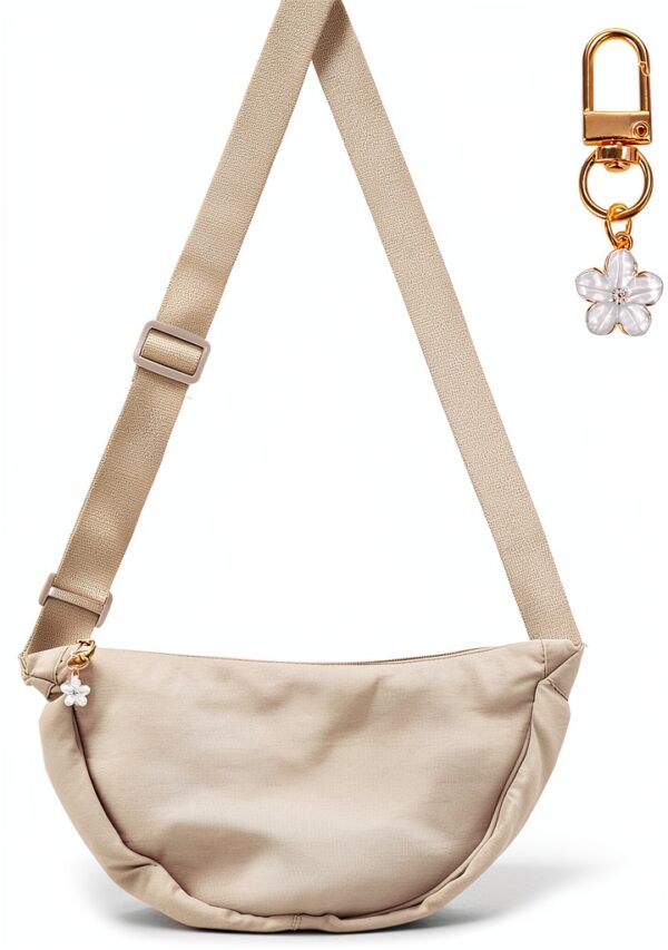 Borsa a tracolla donna DOINEUFL mezza luna impermeabile