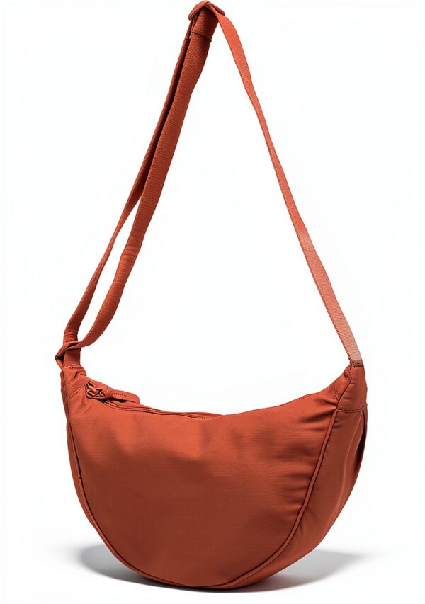 Borsa a tracolla Hobo Mezzaluna Donna Uomo Nylon Regolabile