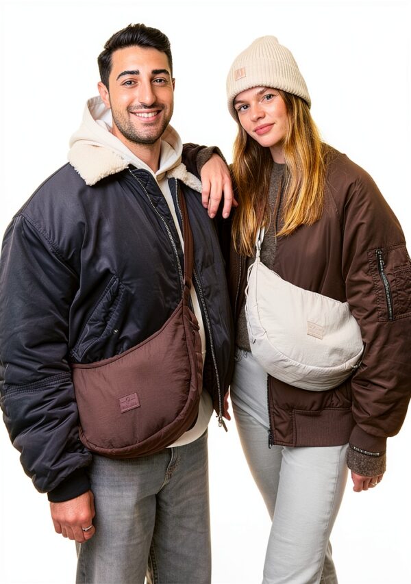 Borsa a tracolla Johnny Urban nylon riciclato unisex adulto-1