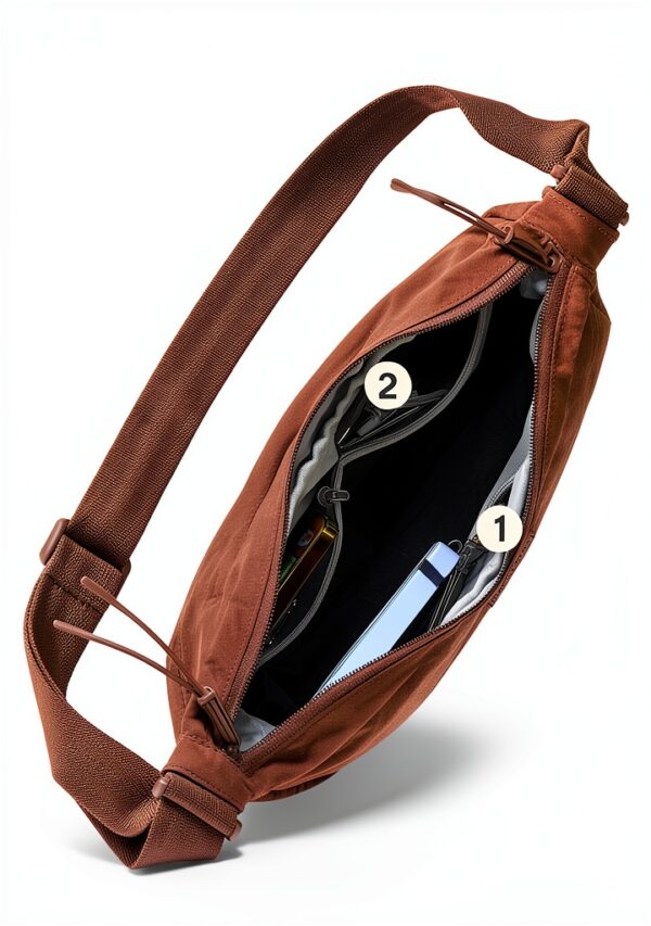 Borsa a tracolla Johnny Urban nylon riciclato idrorepellente-5