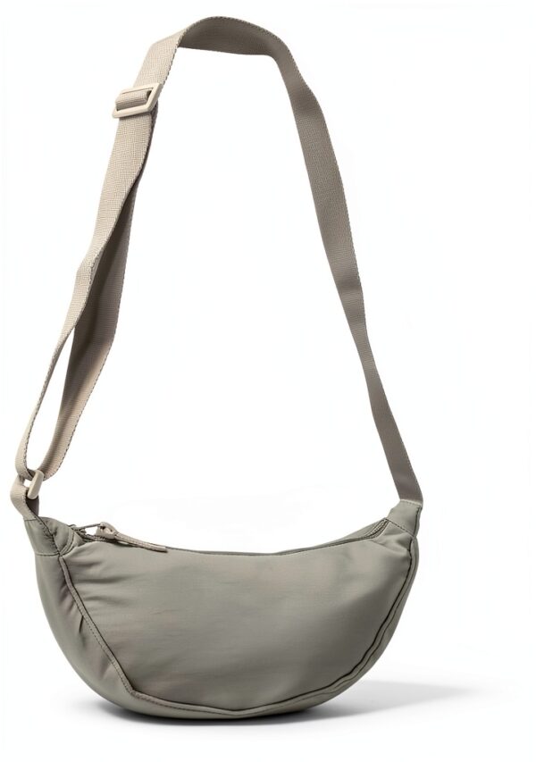 Borsa a tracolla EUPSIIU Nylon Nero Bianco Messenger Unisex-4