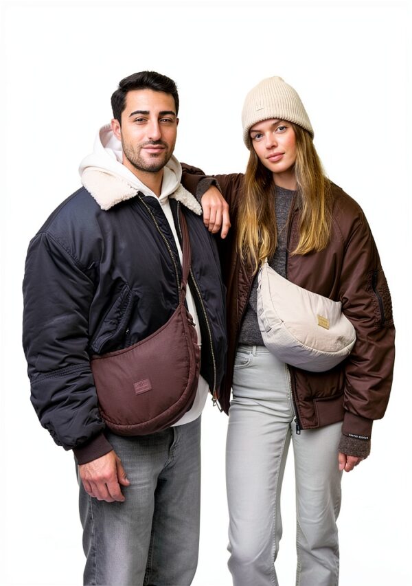 Borsa a tracolla Johnny Urban nylon riciclato unisex adulto-7