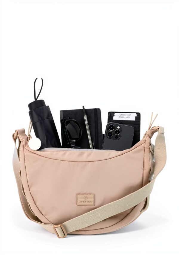 Borsa a tracolla Johnny Urban nylon riciclato unisex adulto-3