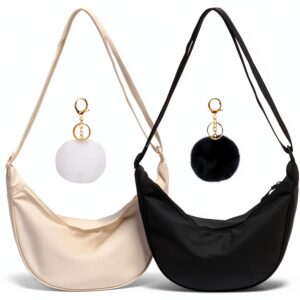Borsa a tracolla Borisca donna nylon impermeabile marsupio-0