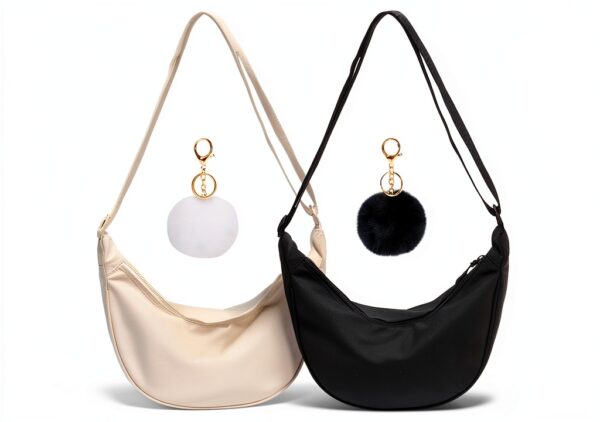 Borsa a tracolla Borisca donna nylon impermeabile marsupio-0